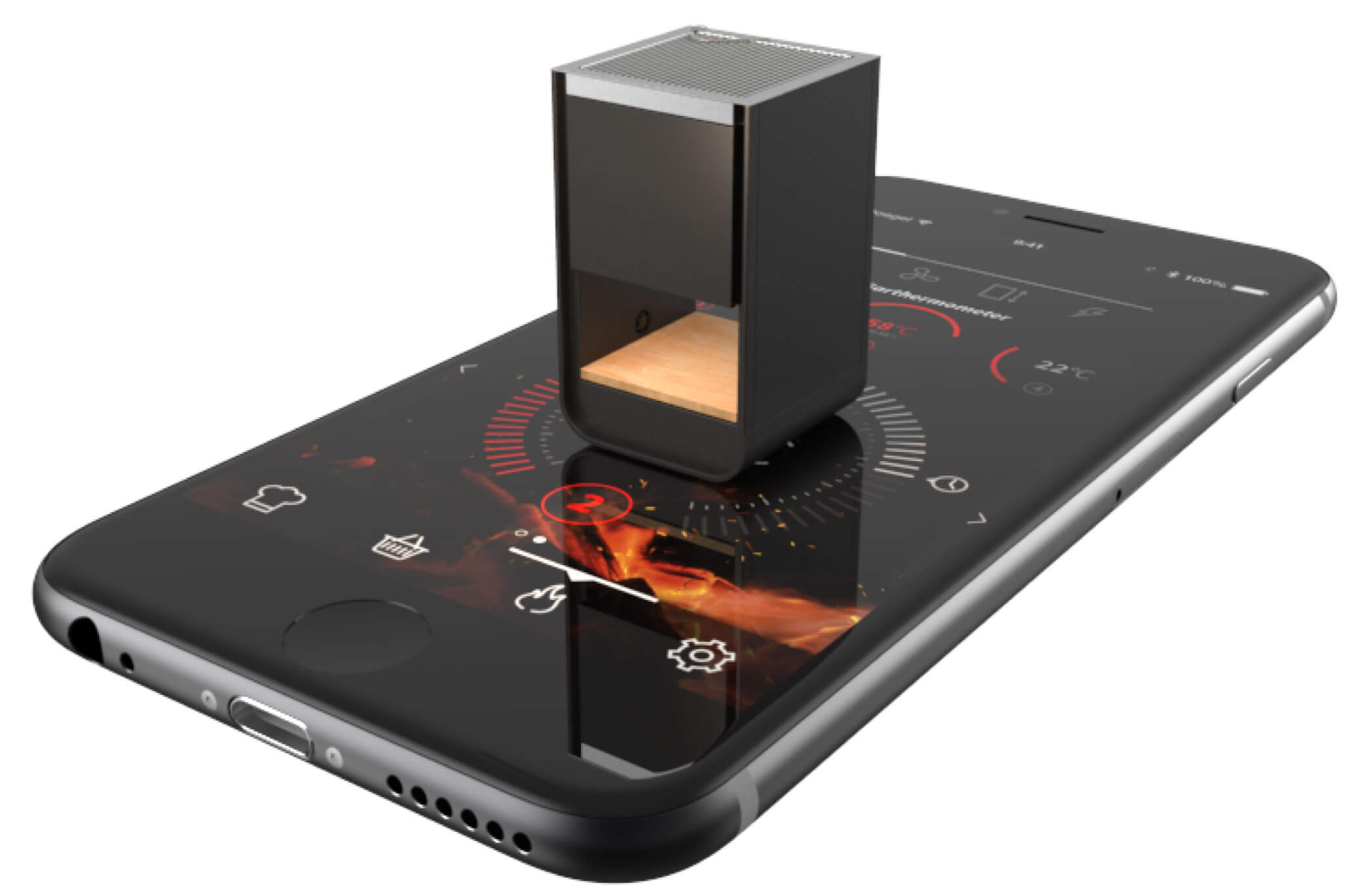 Willhelm Grill Phone Willhelm Grill auf einem Phone mit App
